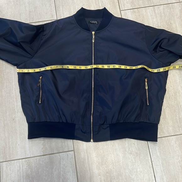 Navy Blue Bomber Jacket - Picture 7 of 9